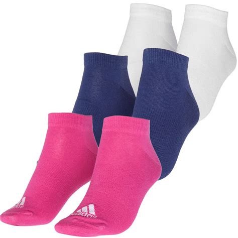 adidas Calcetines altos de 3 rayas para mujer (3 pares) con .